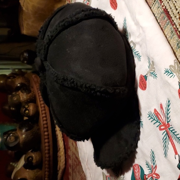 💥SOLD💥Markus Adler NY Black Suede Shearling Cabby Hat - Picture 11 of 11